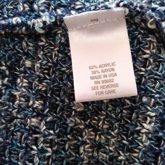 Christopher Banks Petite Med Sweater Blue/ Multi - Picture 7 of 7